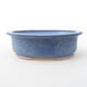 Ceramic bonsai bowl 24 x 20 x 8 cm, color blue - 1/3