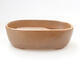 Ceramic bonsai bowl 12 x 8 x 4 cm, color brown - 1/3