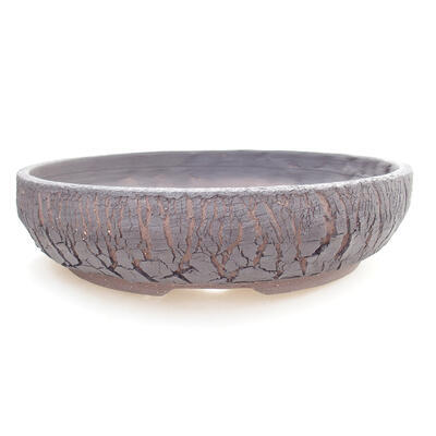 Ceramic bonsai bowl 27.5 x 27.5 x 7 cm, cracked color - 1