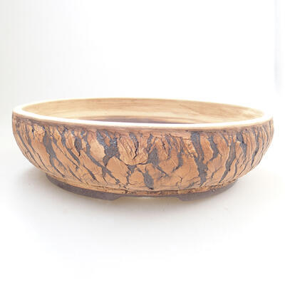 Ceramic bonsai bowl 28.5 x 28.5 x 7.5 cm, cracked color - 1