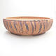 Ceramic bonsai bowl 30 x 30 x 9 cm, color cracked - 1/3