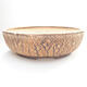 Ceramic bonsai bowl 31 x 31 x 9 cm, color cracked - 1/3