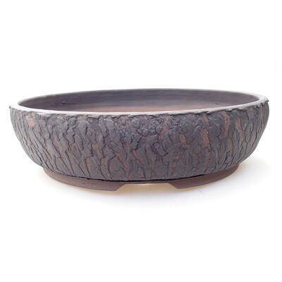 Ceramic bonsai bowl 31.5 x 31.5 x 8.5 cm, cracked color - 1
