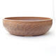 Ceramic bonsai bowl 40 x 40 x 12 cm, color brown - 1/3