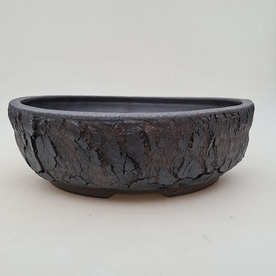 Ceramic bonsai bowl 27.5 x 27.5 x 9 cm, cracked color - 1
