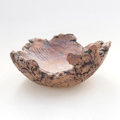 Ceramic shell 9.5 x 9 x 5 cm, gray color - 1