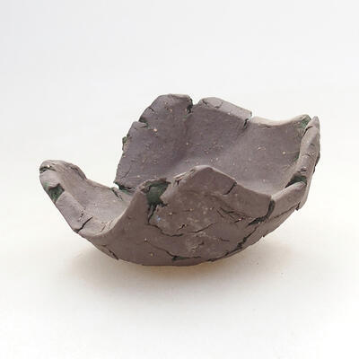 Ceramic shell 8.5 x 8 x 5 cm, gray color - 1