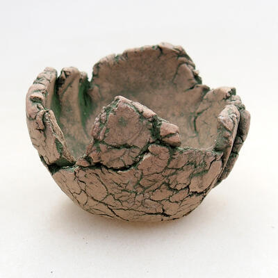 Ceramic shell 4 x 4.5 x 3.5 cm, gray color - 1