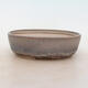 Bonsai bowl 20 x 15 x 6 cm, gray color - 1/5