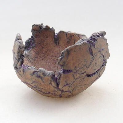 Ceramic shell 4.5 x 4.5 x 3.5 cm, gray color - 1