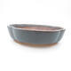 Ceramic bonsai bowl 17.5 x 15.5 x 4.5 cm, color blue - 1/3