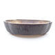 Ceramic bonsai bowl 17.5 x 15.5 x 4.5 cm, brown color - 1/3