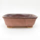 Ceramic bonsai bowl 14.5 x 12 x 4.5 cm, color pink - 1/3