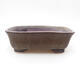 Ceramic bonsai bowl 14.5 x 12 x 4.5 cm, color green - 1/3