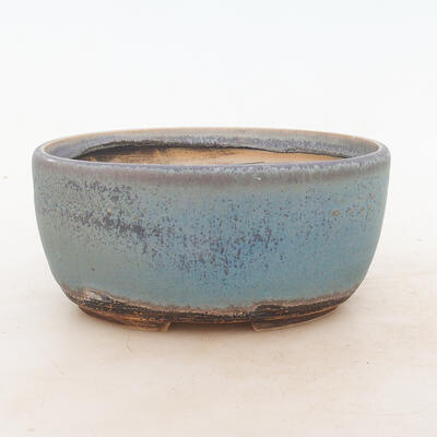 Bonsai bowl 19 x 14 x 9 cm, color blue - 1
