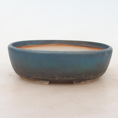 Bonsai bowl 20 x 15.5 x 6 cm, color blue - 1