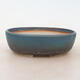 Bonsai bowl 20 x 15.5 x 6 cm, color blue - 1/5