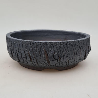 Ceramic bonsai bowl 20 x 20 x 7 cm, color cracked - 1