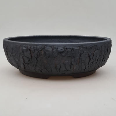 Ceramic bonsai bowl 27 x 27 x 8 cm, color cracked - 1