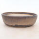 Bonsai bowl 20 x 15 x 6 cm, gray color - 1/5