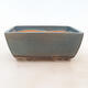Bonsai bowl 17 x 13 x 7 cm, color blue - 1/5