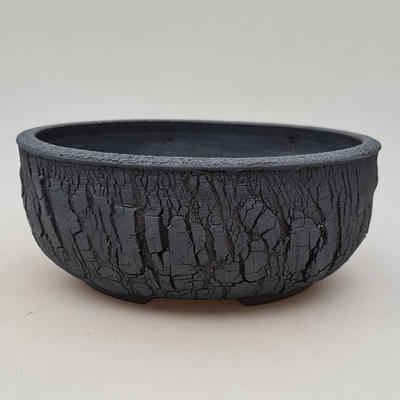 Ceramic bonsai bowl 22 x 22 x 8.5 cm, color cracked - 1