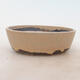 Bonsai bowl 18 x 13 x 6 cm, beige color - 1/5