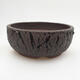 Ceramic bonsai bowl 14.5 x 14.5 x 6 cm, cracked color - 1/3