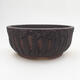 Ceramic bonsai bowl 14.5 x 14.5 x 6.5 cm, color cracked - 1/3