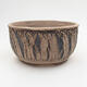 Ceramic bonsai bowl 14 x 14 x 7.5 cm, color cracked - 1/3