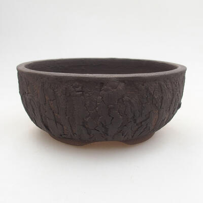 Ceramic bonsai bowl 12.5 x 12.5 x 5.5 cm, cracked color - 1