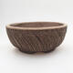 Ceramic bonsai bowl 14 x 14 x 6 cm, cracked color - 1/3