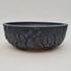 Ceramic bonsai bowl 21.5 x 21.5 x 7.5 cm, cracked color - 1/4