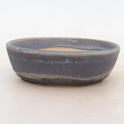 Bonsai bowl 18 x 13 x 6 cm, color blue - 1