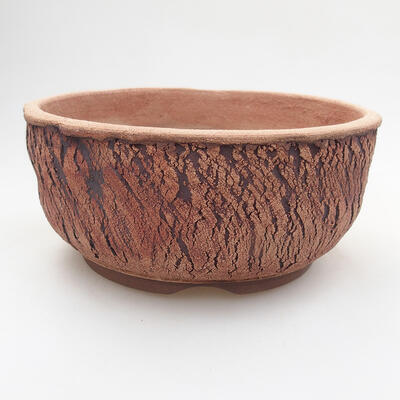 Ceramic bonsai bowl 16 x 16 x 7.5 cm, color cracked - 1