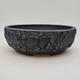 Ceramic bonsai bowl 26 x 26 x 8 cm, color cracked - 1/4