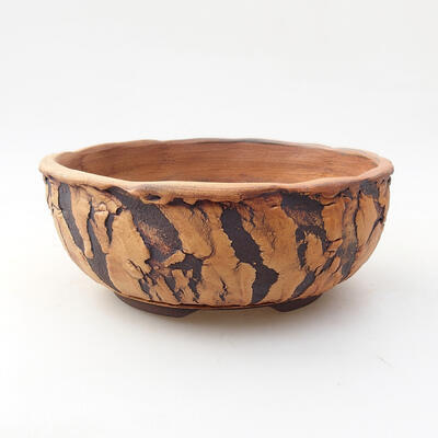 Ceramic bonsai bowl 14.5 x 14.5 x 6 cm, cracked color - 1