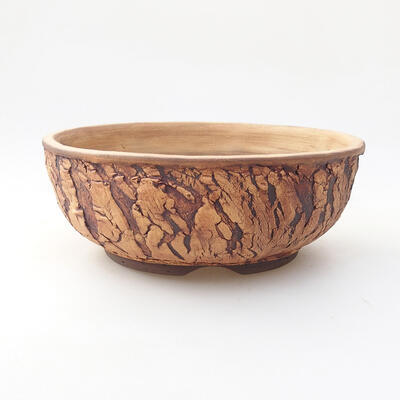 Ceramic bonsai bowl 16.5 x 16.5 x 6.5 cm, cracked color - 1