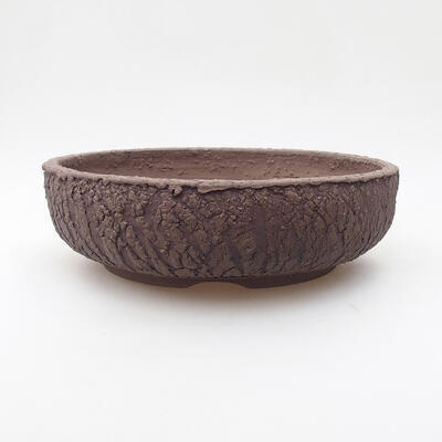 Ceramic bonsai bowl 20.5 x 20.5 x 6.5 cm, cracked color - 1