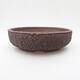 Ceramic bonsai bowl 20.5 x 20.5 x 6.5 cm, cracked color - 1/3