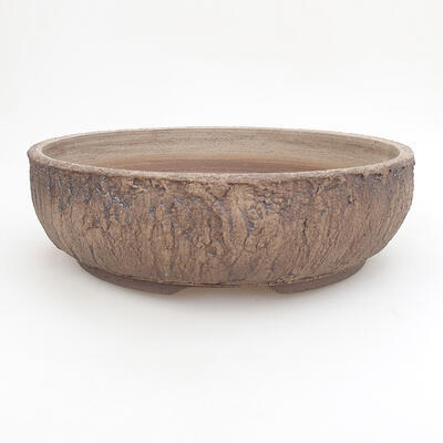 Ceramic bonsai bowl 23.5 x 23.5 x 7 cm, cracked color - 1