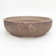 Ceramic bonsai bowl 23.5 x 23.5 x 7 cm, cracked color - 1/3