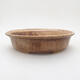 Ceramic bonsai bowl 18 x 16 x 5 cm, color beige-brown - 1/3