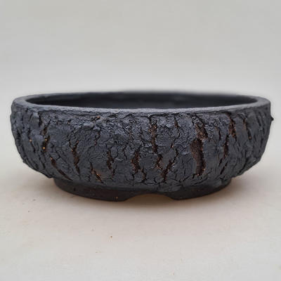 Ceramic bonsai bowl 21.5 x 21.5 x 7 cm, color cracked - 1