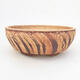 Ceramic bonsai bowl 17.5 x 17.5 x 6.5 cm, cracked color - 1/3