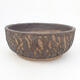 Ceramic bonsai bowl 18 x 18 x 7.5 cm, color cracked - 1/3