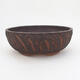 Ceramic bonsai bowl 20.5 x 20.5 x 7.5 cm, color cracked - 1/3