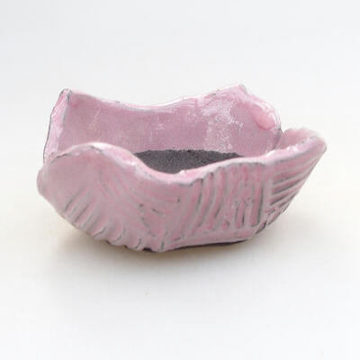 Ceramic shell 7.5 x 8 x 4 cm, color pink - 1