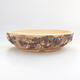 Ceramic bonsai bowl 14.5 x 14.5 x 3.5 cm, cracked color - 1/3