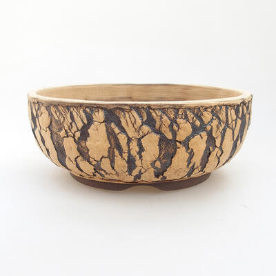 Ceramic bonsai bowl 16 x 16 x 6 cm, cracked color - 1